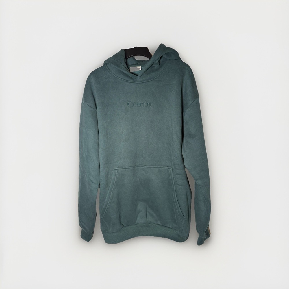Comfrt‎ Unisex Size M-Signature Hoodie-Comfort Soft-Green